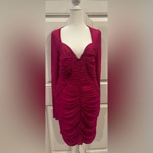 Fashion nova Ruched Mini Dress